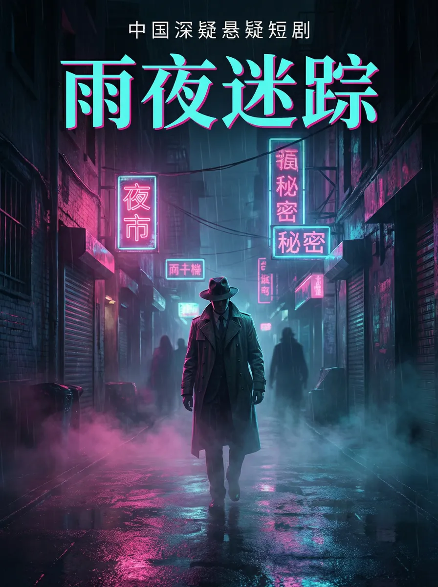 18漫画 悬疑追踪短剧 - 雨夜迷踪海报